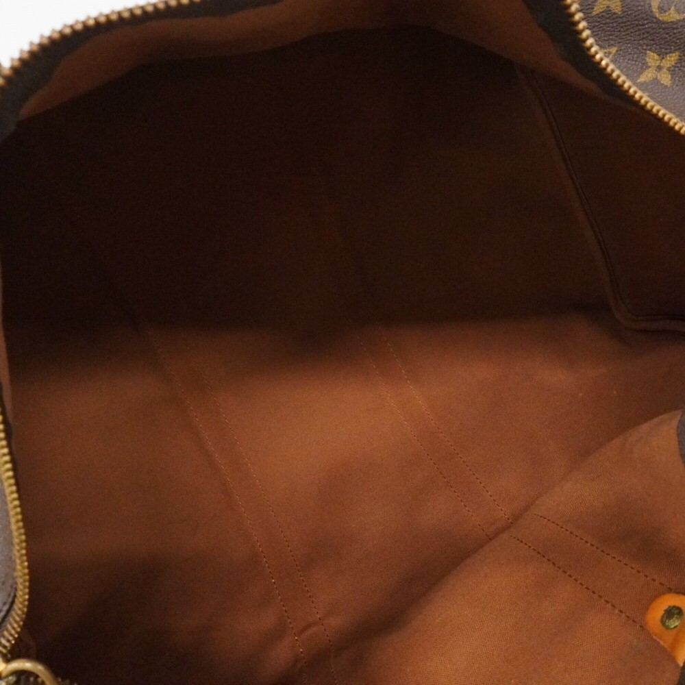 LOUIS VUITTON Brown Monogram Keepall 50 Boston Bag - Picture 4 of 14